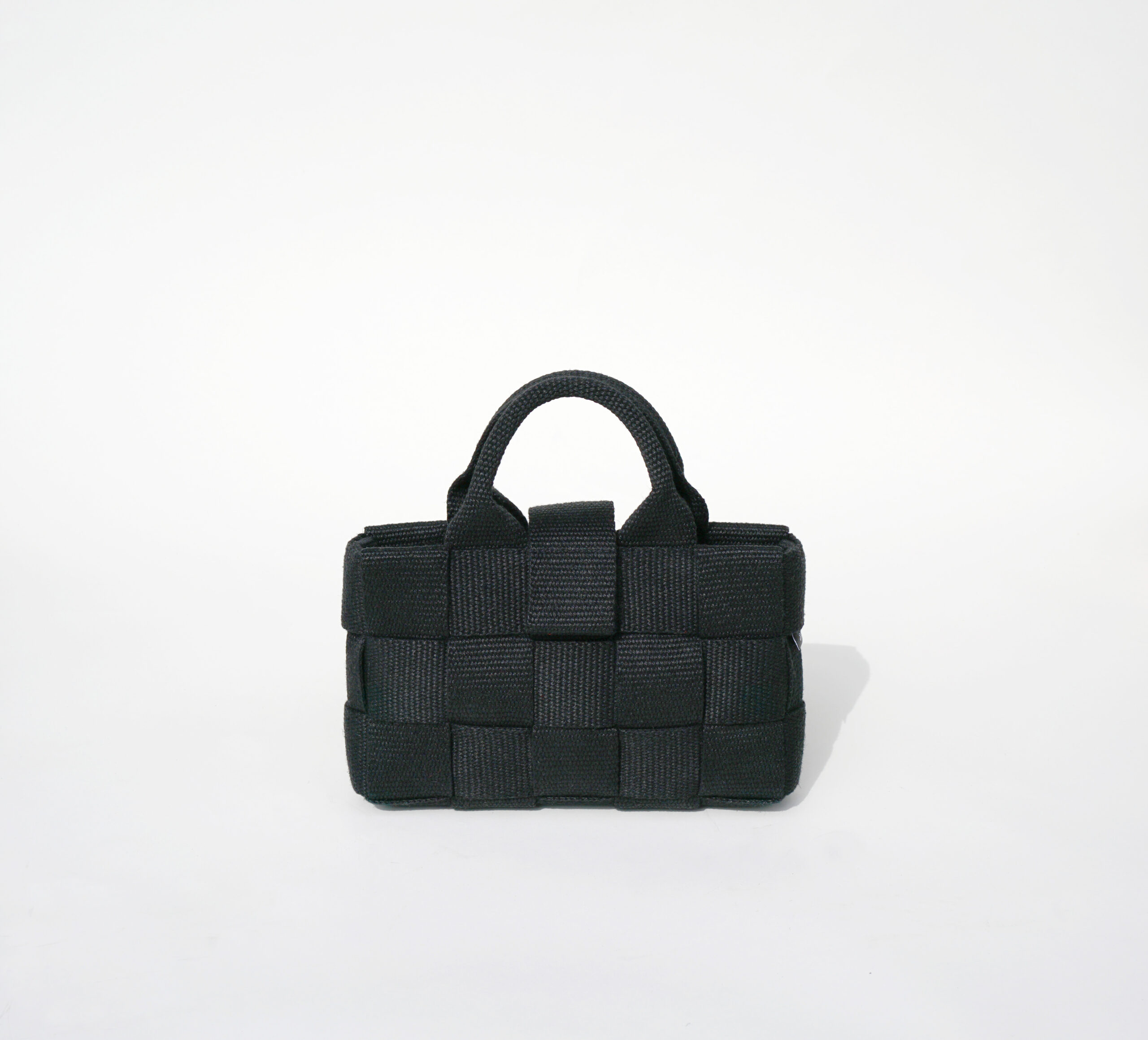 Webbing  handbag linen black
